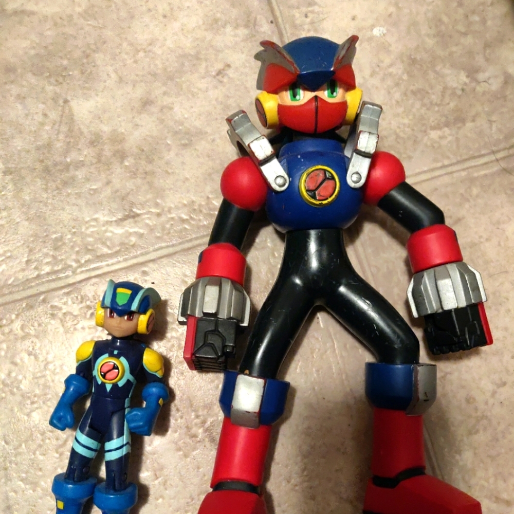Mega man figure set